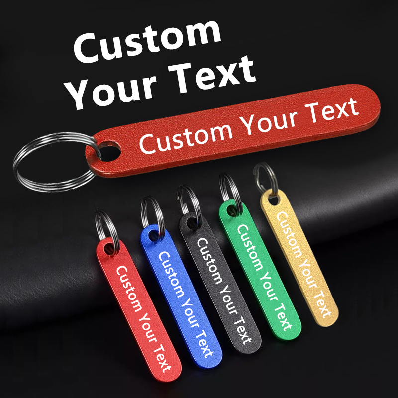 Initial Ring Custom - 1 шт., персонализированный брелок из нержавеющей