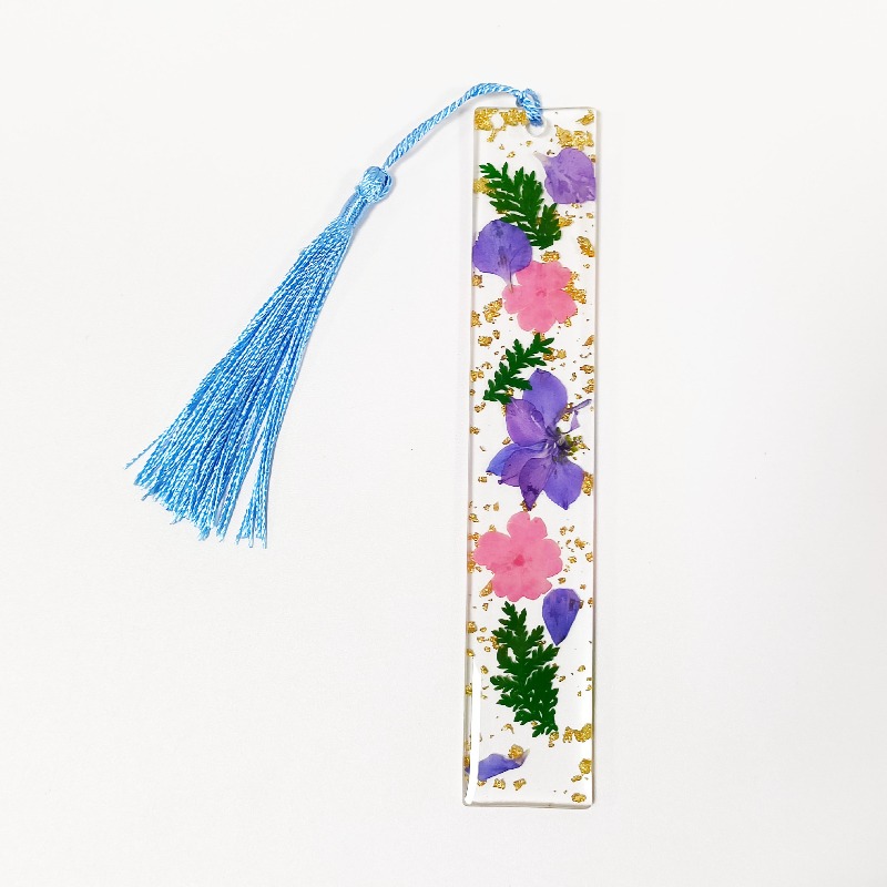 Dried Flower Bookmark - Набор из 5 креативных прозрачных акриловых