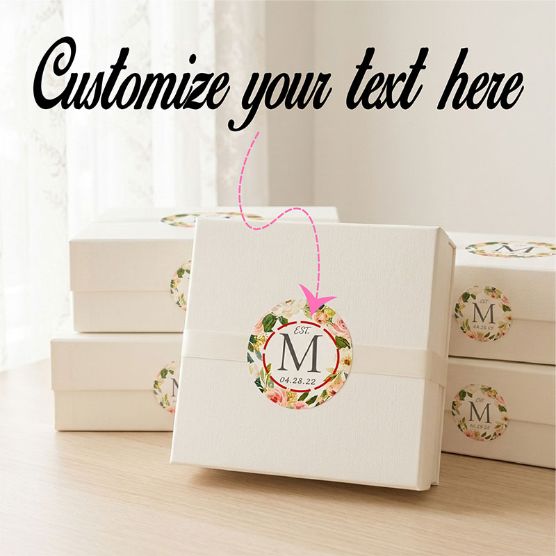 Personalized Name Box - Наклейки на заказ: персонализированные этикетки с