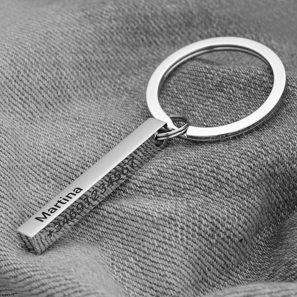 Персонализированные брелки из  – обзор и цена Initial Ring Custom