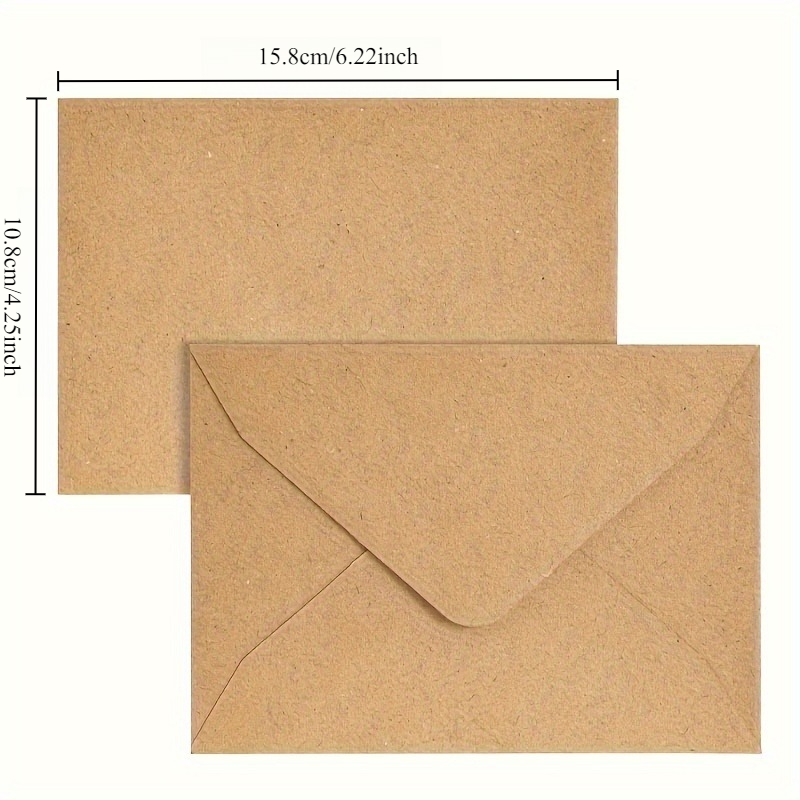 50/100 шт., конверты из крафт- – обзор и цена Wax Seal Letter Kit