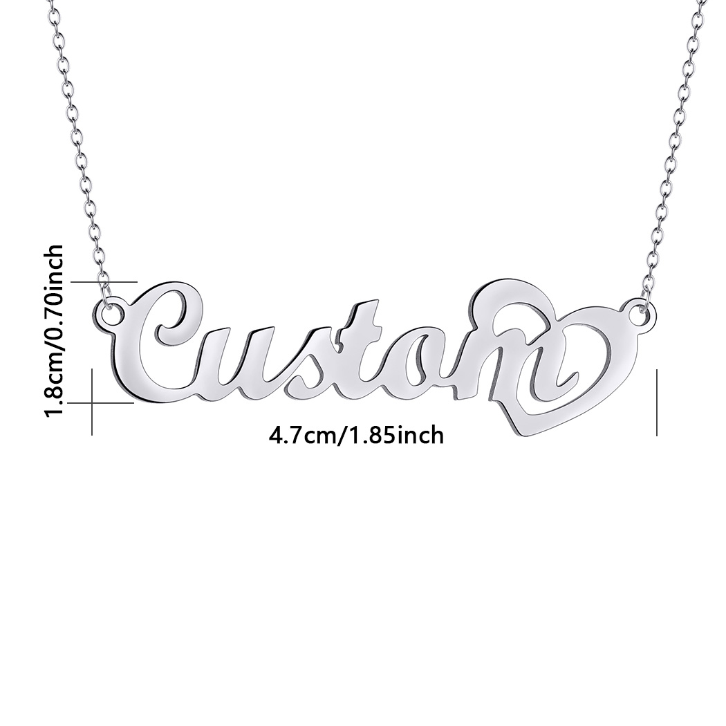 Ожерелье с именем на заказ с м – обзор и цена Name Necklace Custom