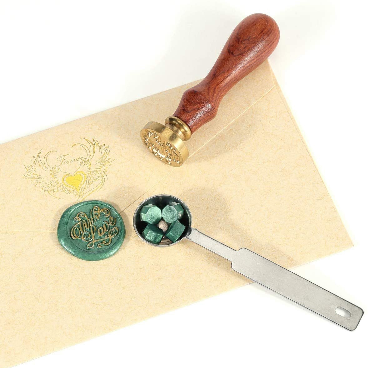 Восковые гранулы для печатей A – обзор и цена Wax Seal Letter Kit
